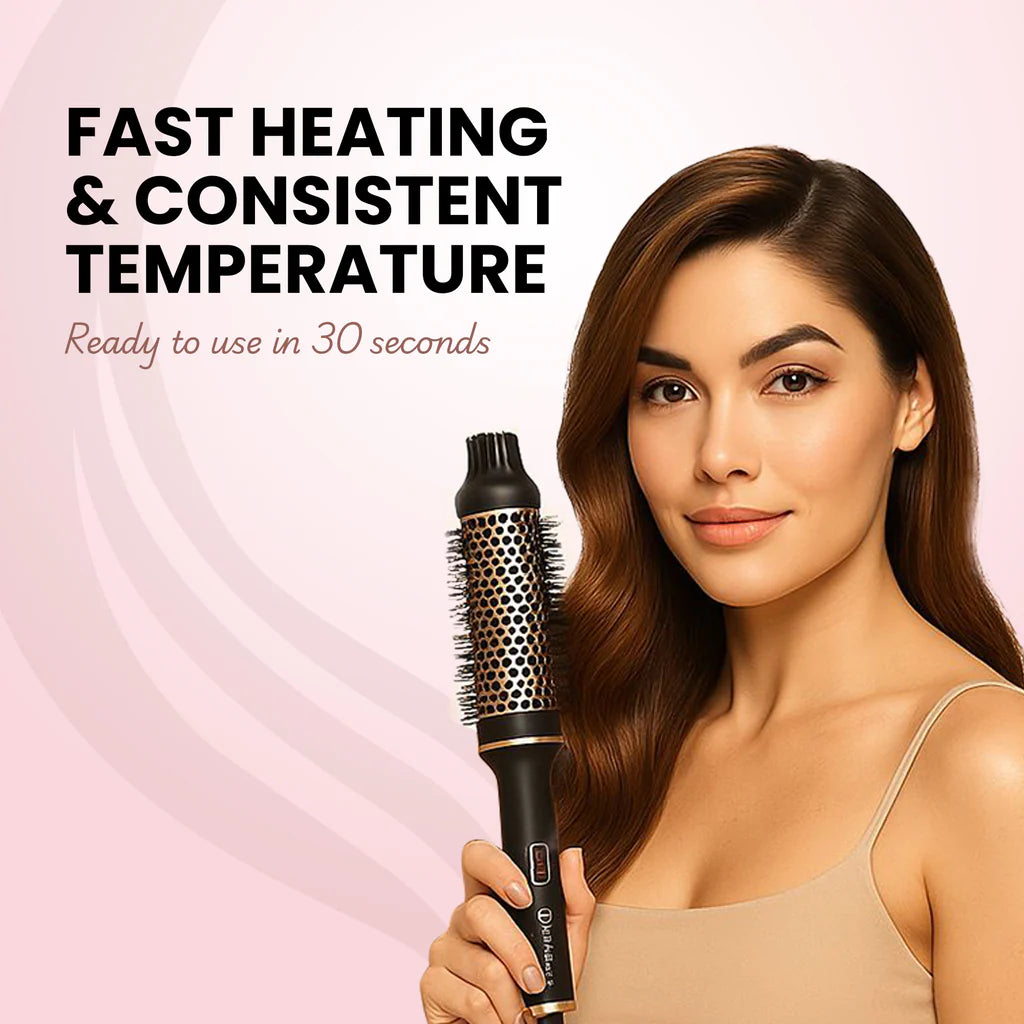 hot air hair brush