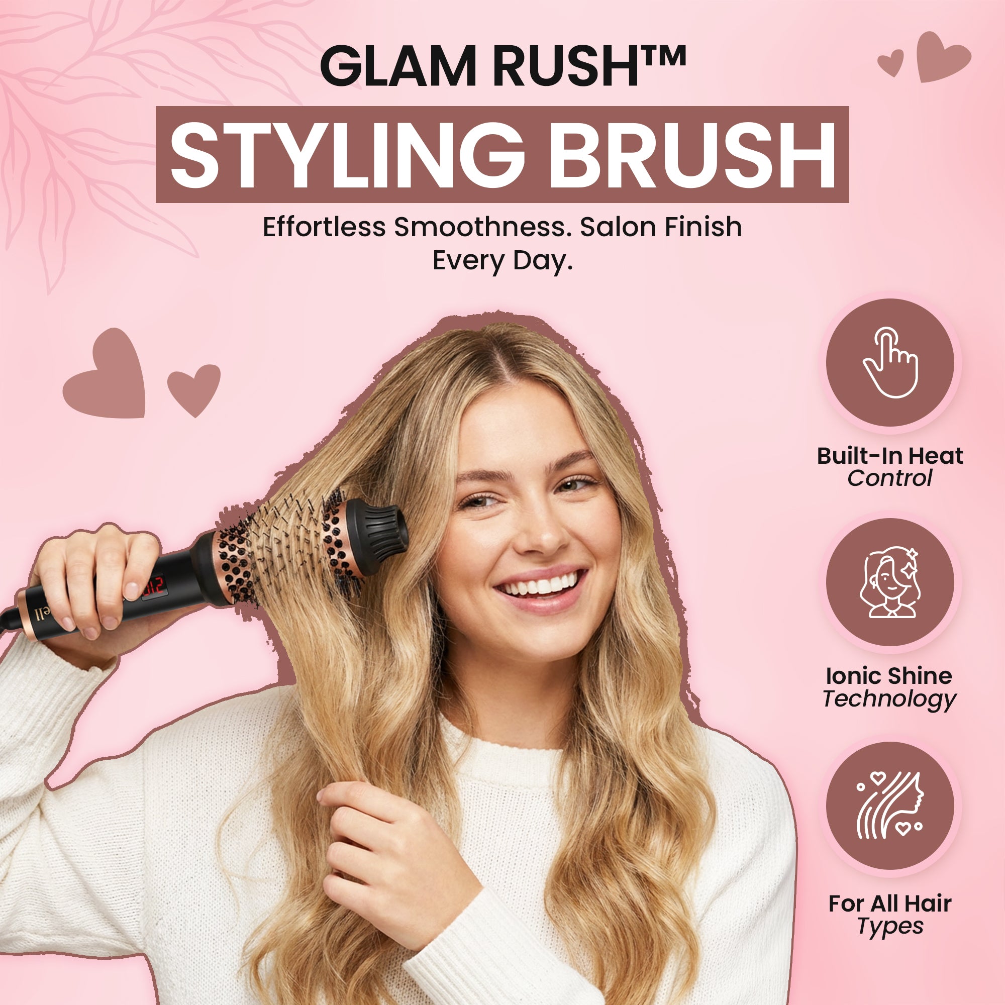 Glam Rush- Thermal Styling Brush